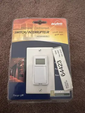Ti032-3w Honeywell 775264032417 Aube 7 Day Solar Programmable Econo Switch White New