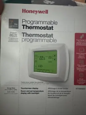 97-4543 Honeywell Programmable Heat Ac Fan