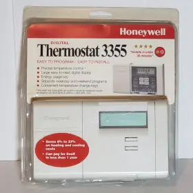 Ct3355a-1003 Honeywell 3355 Programmable Digital Display Thermostat Ct3355a Open Box Vintage