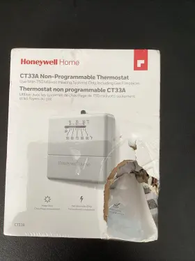 Ct33a1009 Honeywell Ct33a1009/e1 Heat-only Economy Millivolt Thermostat