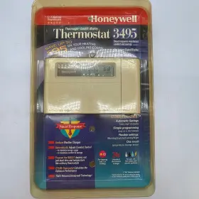 Ct3495a Honeywell Thermostat 5-1-1 Programmable Digital Backlit 24v Nos Vintage