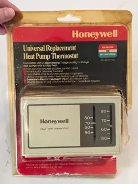Ct70a Honeywell Heat Pump Manual Thermostat New Old Stock Read