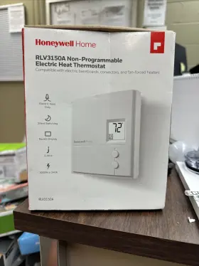 Rlv3150a Honeywell Home 085267478755 Non-programmable Electric Heat Digital Thermostat New