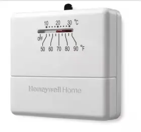 Honeywell Home 445001496477 Economy Non-programmable Thermostat With Microvolt 1h Single Stage Heating