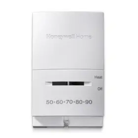 Honeywell Home 445024858825 Vertical Non-programmable Thermostat With Microvolt 1h Single Stage Heating