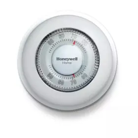 Honeywell Home 445039781750 Round Non-programmable Thermostat With 1h Single Stage Heating Manual Control