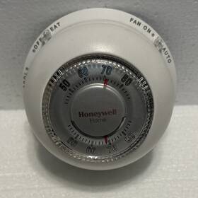 Honeywell Home 50008436-002 Round Non-programmable Thermostat White Heat/cool