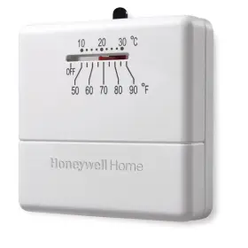 Honeywell Home 744110293340 Economy Non-programmable Thermostat With Microvolt 1h Single Stage Heating