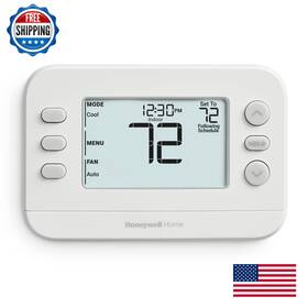 Honeywell Home B0dsggdcr8 Programmable Thermostat Single-stage 1 Heat Cool Schedule White