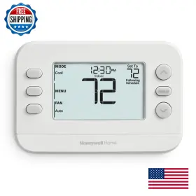 B0dsggdcr8 Honeywell Home Programmable Thermostat Single-stage 1 Heat Cool Schedule White