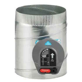 Cprd8 Honeywell Home Cprd8/u Silver/grey 8 Inch Round Truezone Bypass Damper