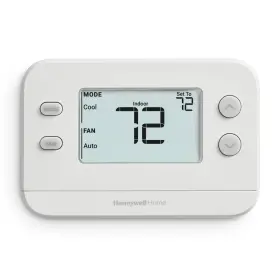 Morth11b Honeywell Home 8 Inch White Non Programmable Thermostat Single Heat Cool Large Digital Display