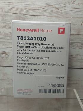 Honeywell Home-resideo T812a1010 Heat Only T-stat Spst Pos Off Oem