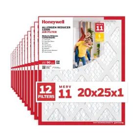 Hwar20251m11.12 Honeywell 20x25x1 Merv 11 Allergen Reducer 11000 Electrostatic Pleated Hvac A