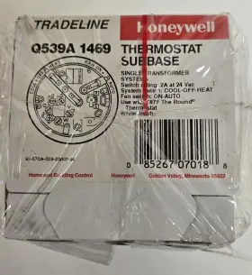 Q539a1469 Honeywell Thermostat Subbase Q539a 1469. 10 Pack