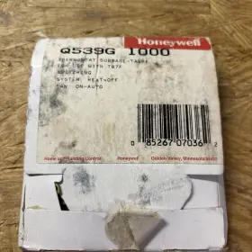 Q539g-1000 Honeywell Sub-base For The Inch Round Thermostat Q539g 1000