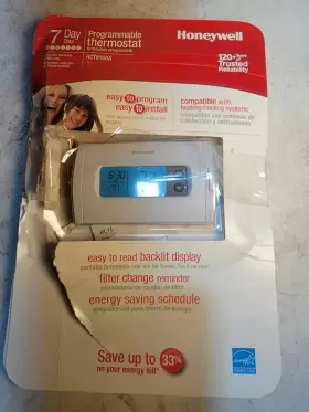Rct8100a Honeywell 7 Day Programmable Thermostat Rct8100a- Read Notes