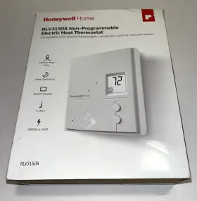 Rlv3150a1004 Honeywell Rlv3150a Home Non-programmable Electric Heat Thermostat