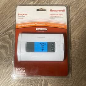 Honeywell Rth1100b Thermostat Home Digital Display Non-programmable
