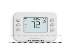 1-cool Honeywell Rth20b/n Home X2p Programmable Thermostat Single-stage 1-heat/1-cool- Missing