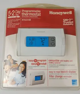Rth2310b Honeywell Programmable Thermostat Home Heating &cooling Open Box Read