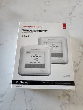 Honeywell Rth4110u2000-2pk/e Home 24-volt 5-2 Day Touch Screen Programmable Thermostat 2 -pack