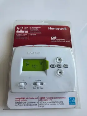1026-1209 Honeywell Rth4300b High Resistance Programmable Thermostat Bnib New