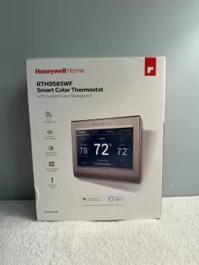 Rth9585wf1004 Honeywell Home Wi-fi Smart Thermostat - Silver Used See Photos