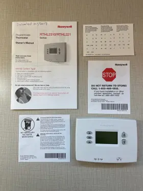Rthl2310b Honeywell Rthl2310 Used 5-2 Days Programmable Thermostat