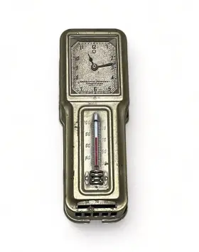 T105 Honeywell Thermostat Clock Vintage Minneapolis Chronotherm For Parts Repair