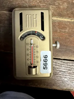 T42a Honeywell Antique Mh Thermostat Regulator Electric Ac Fan Wired Cord