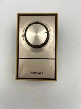 Honeywell T498b1009 Electric Line Voltage Heating Thermostat Beige Wall Mounted