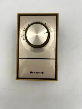 T498b1009 Honeywell Electric Line Voltage Heating Thermostat Beige Wall Mounted