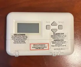 T8011r Honeywell Heat Pump Thermostat Programmable 1014 Never Used