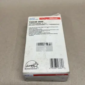 T8602d Honeywell 2000 Thermostat Deluxe Programmable