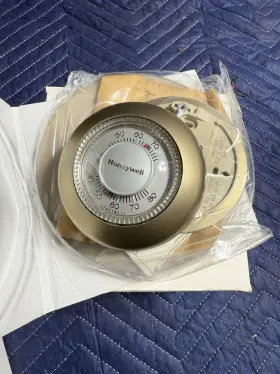 T87f2790 Honeywell Round Heating Thermostat Nos
