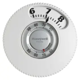 T87n1026 Honeywell T87n1026/u The Round Easy-to-see Mechanical Thermostat 1 Heat / Cool