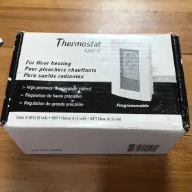 Th115-f-120ga Honeywell Programmable Radiant Floor Thermostat Gfci 120v