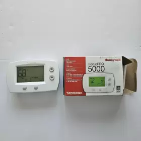 Th5220d10129 Honeywell Focus Pro 5000 Thermostat White Used Tested Works