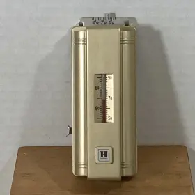 Tm11 Honeywell Vintage 1950s Regulator Co. Rectangle Thermostat Series Untested