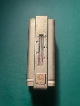 Honeywell Tm81c13x90a1 Vtg Art Deco Antique Thermostat Temperature Control Unit Holland