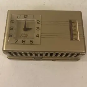 Tm850a1c1 Honeywell Vintage Retro Clock Thermostat Model Plate For Parts -repair
