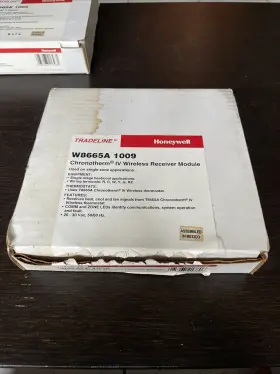 W8665a1009 Honeywell W8665a Chronotherm Iv Wireless Receiver Module