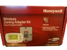 Yth5320r1025 Honeywell Yth5320r1025/u Wireless Non-programmable Zoning Adapter Kit Containing Th5320r1002 Thermostat