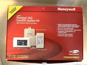 Ythx9421r5010 Honeywell 2-wire Prestige Iaq Comfort System Kit Hd Color Display