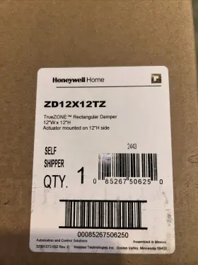 Zd12x12tz Honeywell Home-resideo Truezone Rectangular Zoning Damper 12 Inch X