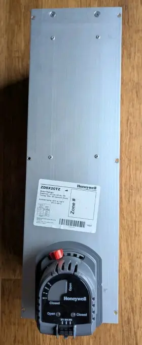 Zd8x20tz Honeywell Home - Rectangular Zoning Damper 8 Inch X 20