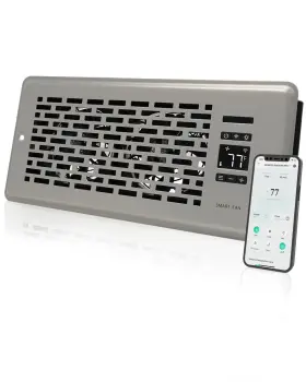 Hwsf410 Howeall 4 Inch X 10 Quiet Register Booster Fan - Upgrade Smart Vent With Re