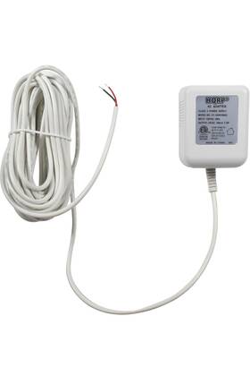 Hqrp 8877732209232 Ac Adapter Transformer For Nest Ring Doorbell Thermostat C-wire 25ft White Cable