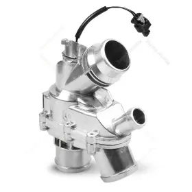 Dh-1055b-bk-jl Htostar Racing Aluminium Thermostat Assembly With Sensor Compatible Land Rover Lr4 Discove